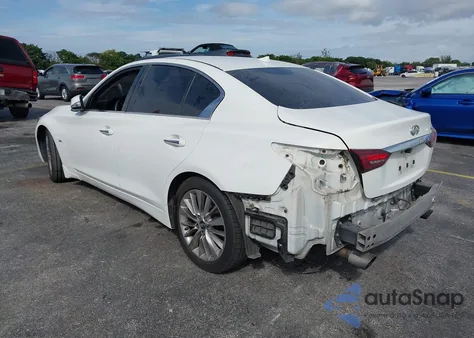 2019 Infiniti Q50 3.0T Luxe из США, поврежденный, VIN JN1EV7AP1KM518614